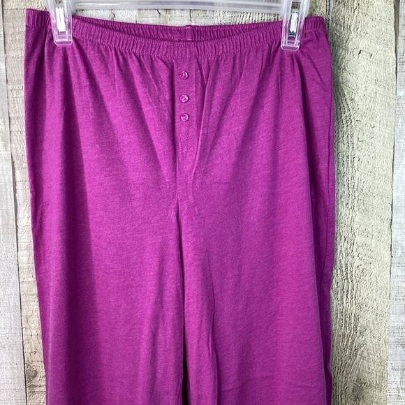 Nautica Sleepwear Sz XS Sleep Pants Raspberry Color Stretch Waistband No… - Picture 4 of 8